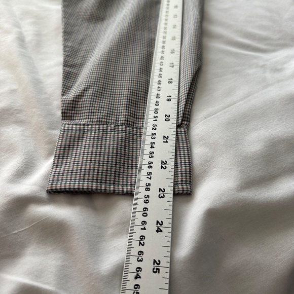 BAHAMA Men's Long Sleeve Micro-Check Long Sleeve Button Up Shirt Multicolor M - Picture 10 of 13